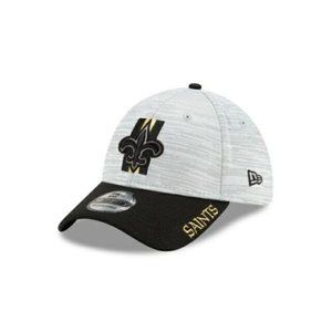 NEW NFL New Orleans Saints New Era 39Thirty Medium-Large on Field Black/Gray Cap
